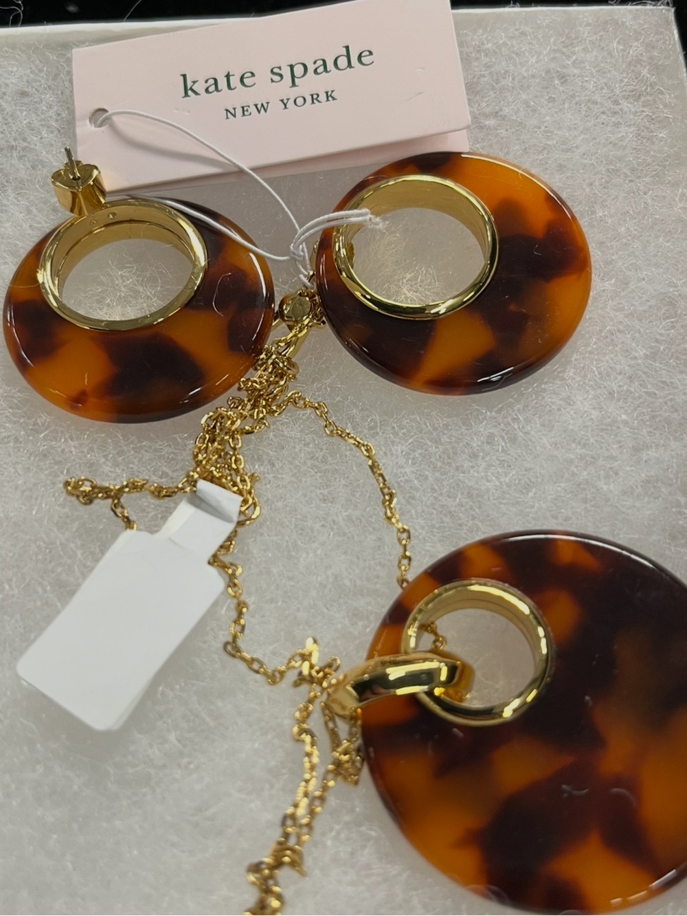 Kate Spade Collectable 3 Piece Set Tortoiseshell Vogue NWT